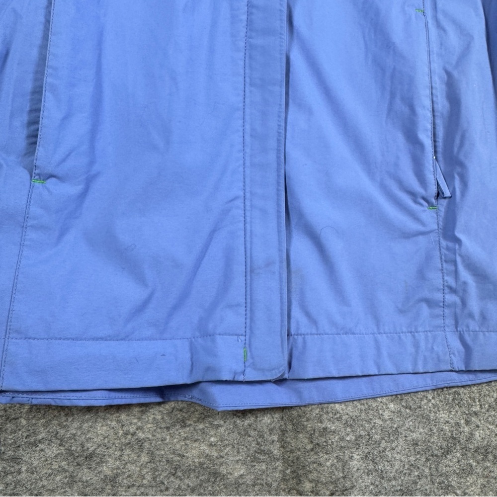 Orage Blue Hooded WaterproofJacket Size M Outdoor Rain Shell Coat Gorp Hiking - Picture 6 of 16